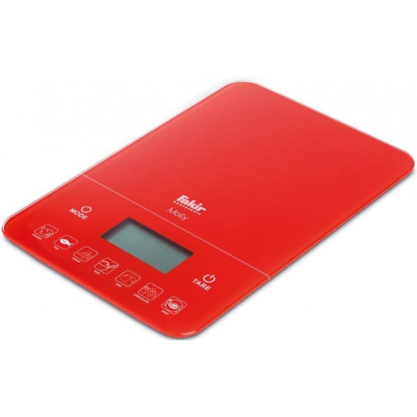 Balance de cuisine FAKIR 10KG - Rouge (MOLLY) Balance de cuisine FAKIR 10KG - Rouge (MOLLY)